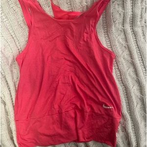 nwot nike pink tank top